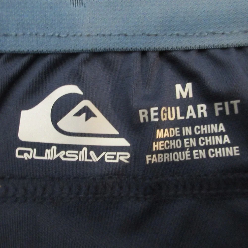 QUIKSILVER Amphibian Hybrid Shorts Mens Medium Navy Blue Pull On Swim Shorts NWT